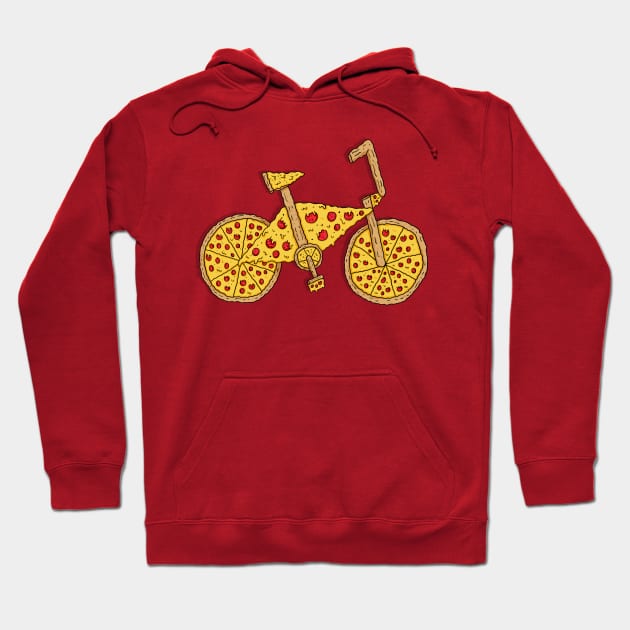 bicycle pizza delicious Hoodie by jaranan99